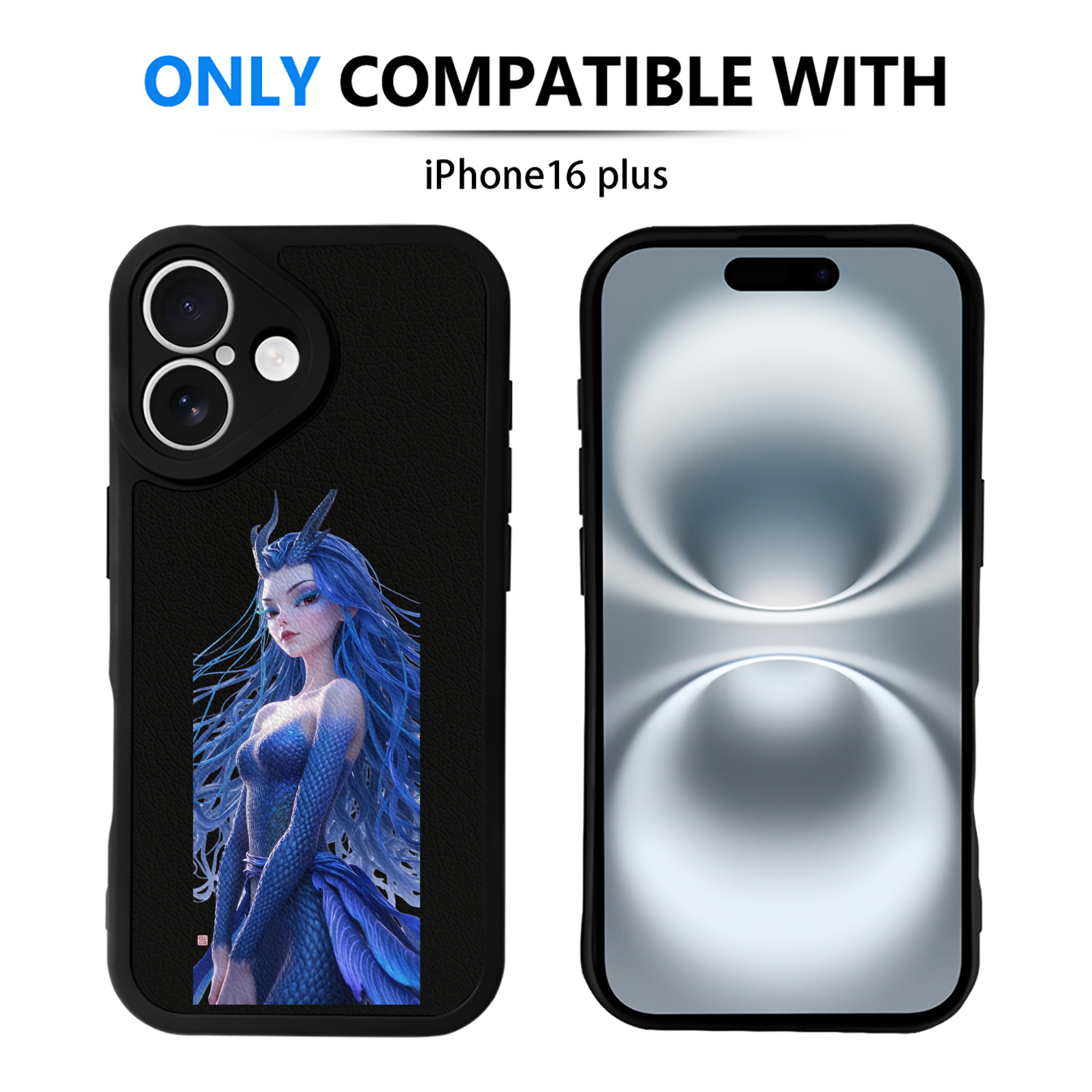 （画像用） Ne Zha 2 ナタ 魔童の大暴れ 【iPhone 16シリーズ対応】シリコンスマホケース（レザー調） 材質：シリコン